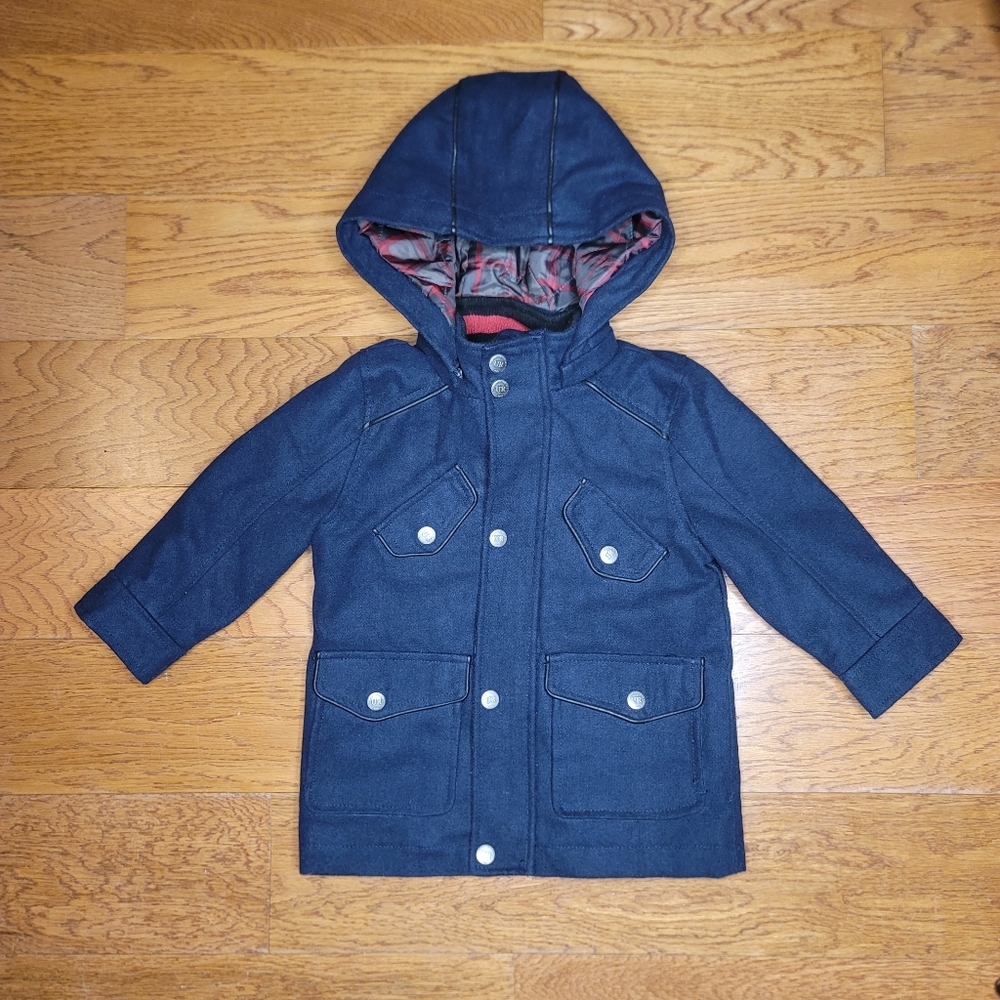 URBAN REPUBLIC Navy Hooded Jacket Size 24 Months
